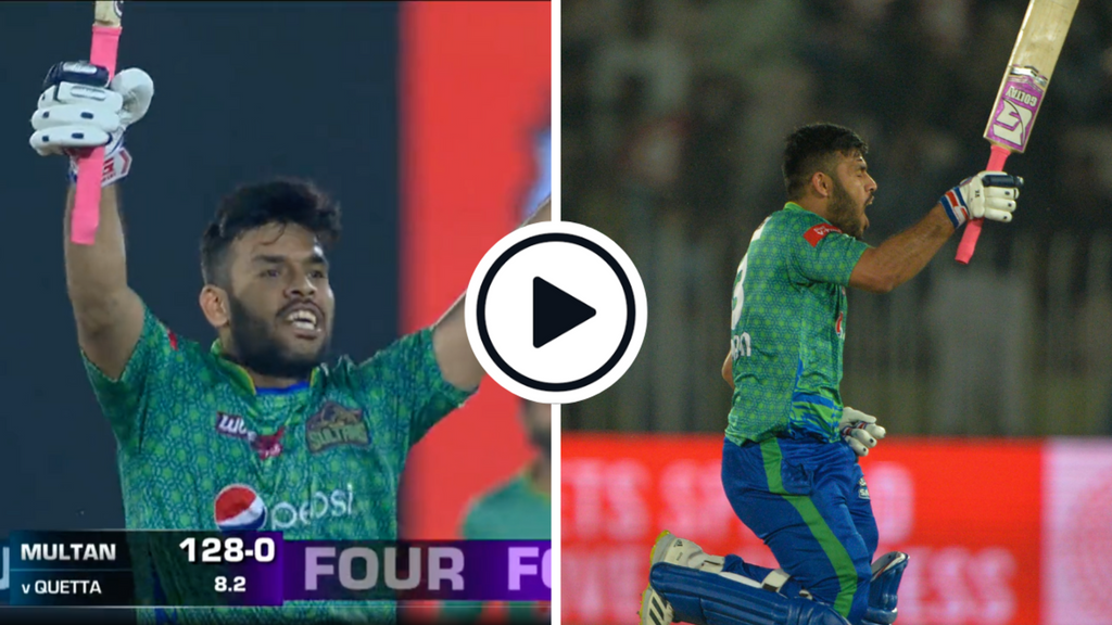 Watch Usman Khan Twice Blasts Off An Over In Record Breaking