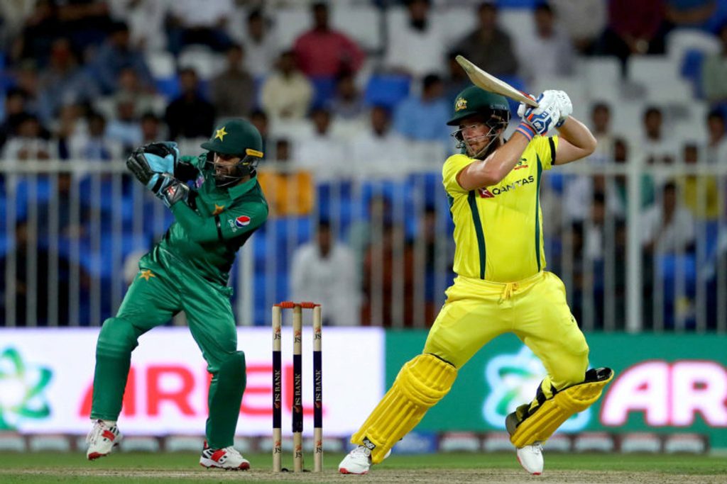 Aaron Finch made 116, 153* and 90 in the first three ODIs against Pakistan