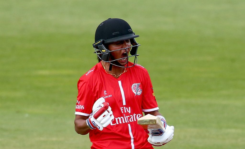 Harmanpreet Kaur put in impressive performances for Lancashire Thunder in the 2018 Women's Super League