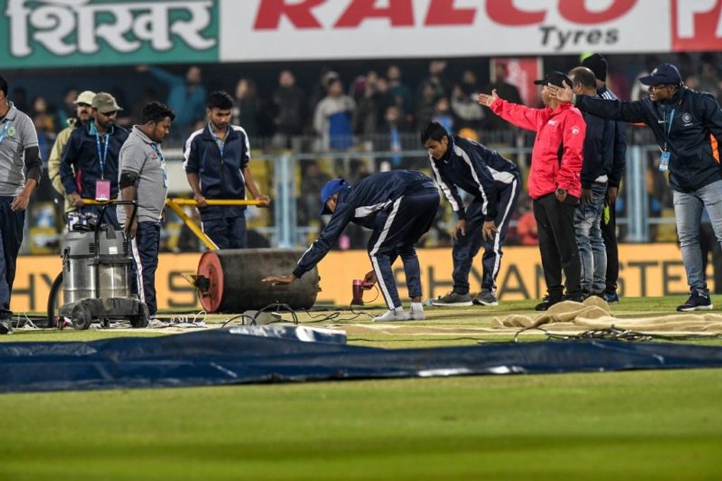 Gautam Gambhir was disappointed about the damp patch