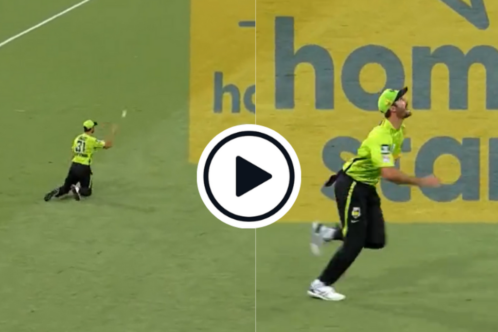 Watch: ‘Brain fade’ – Ben Cutting comically throws ball away in celebration after catch off free-hit, ends up giving two extra runs in BBL