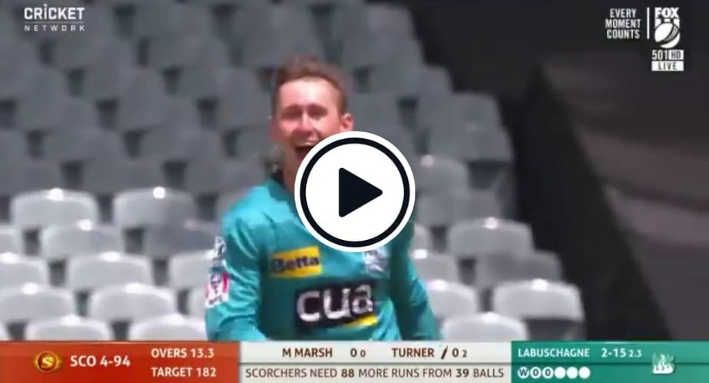 Watch! Marnus Labuschagne cleans up Ashton Turner with a peach