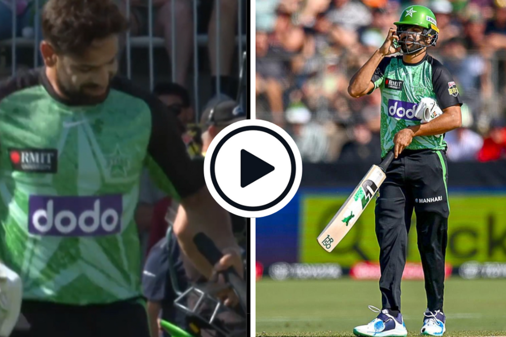 Watch: ‘Never seen anything like that’ – Unprepared No.11 Haris Rauf walks out to bat without pads