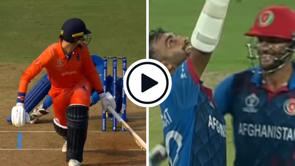 AFG v NED highlights Afghanistan beat the Netherlands to qualify for