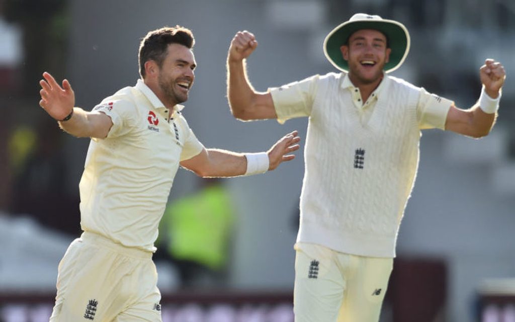 James Anderson and Stuart Broad