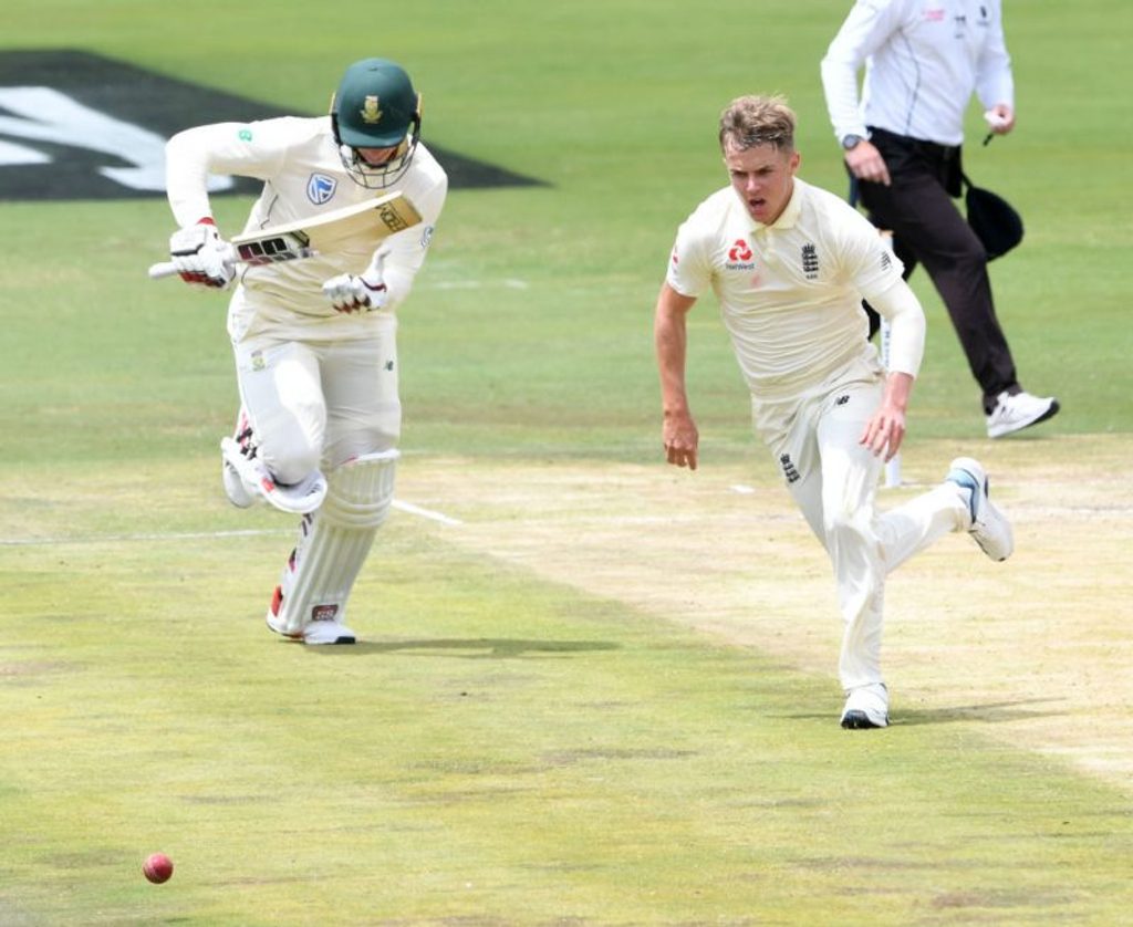 England bowler Sam Curran