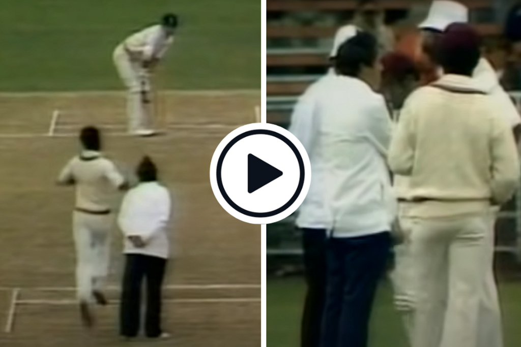 Watch: Colin Croft charges into umpire Fred Goodall in heated historic Test series