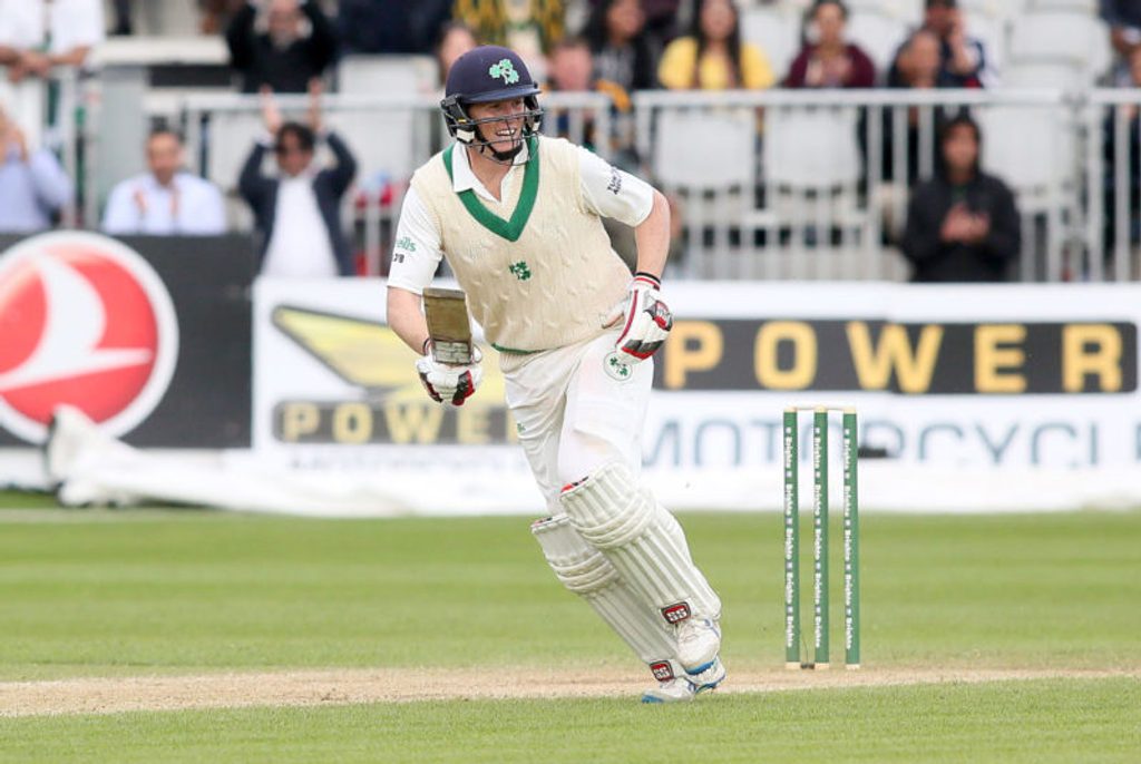 Kevin O'Brien led the way, with Ireland showing fight in their first Test against Pakistan