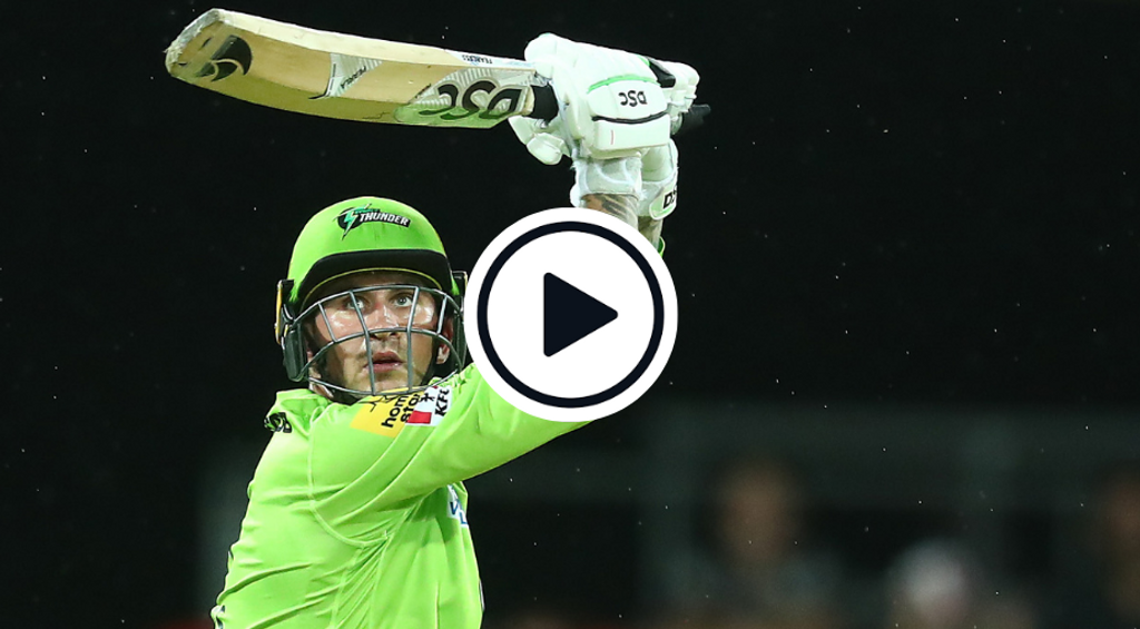 Watch: Alex Hales blasts 51-ball century in record BBL total