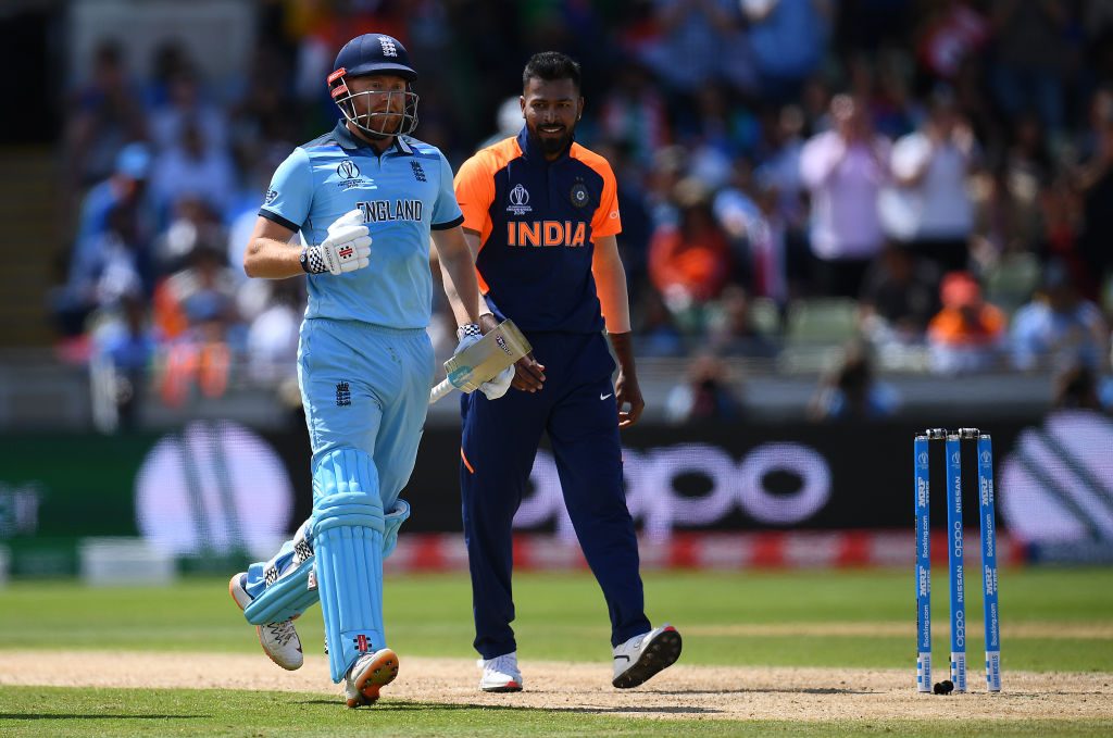 India's away jersey at the 2019 World Cup