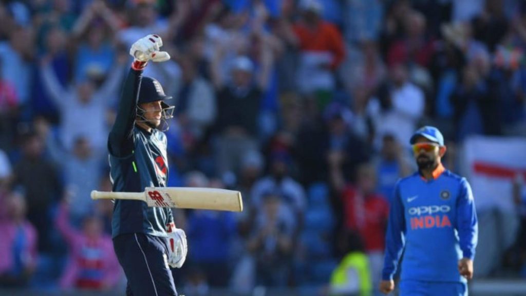 Bat drop celebration ‘an absolute car crash’, says Joe Root