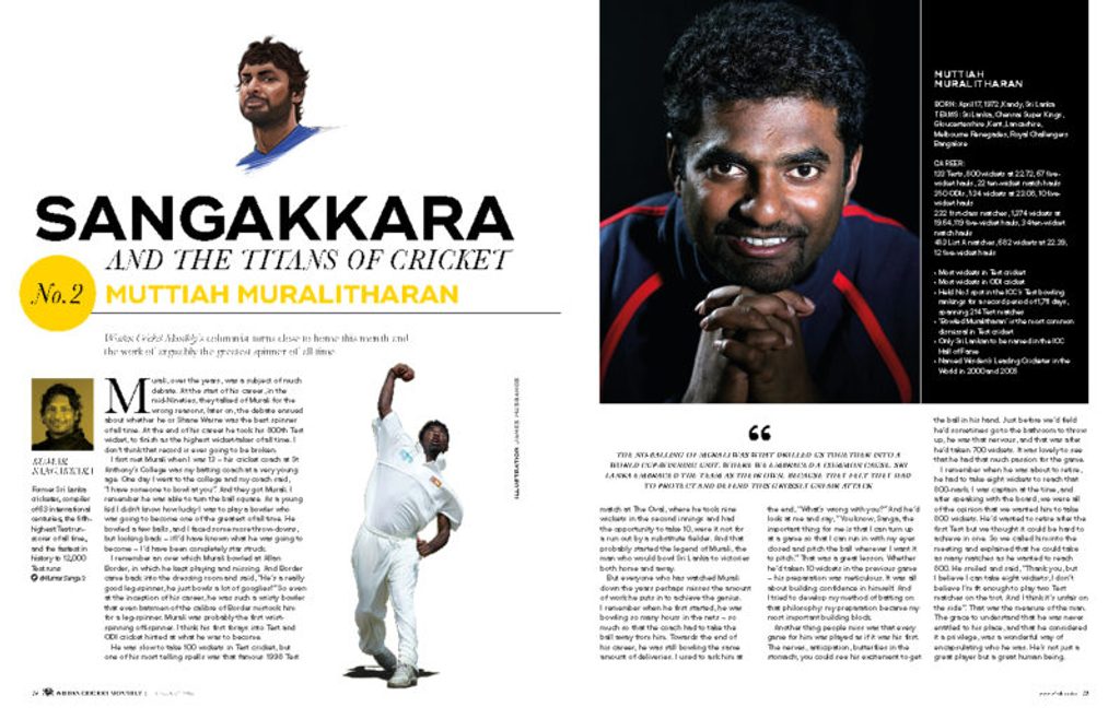 Sangakkara on Murali