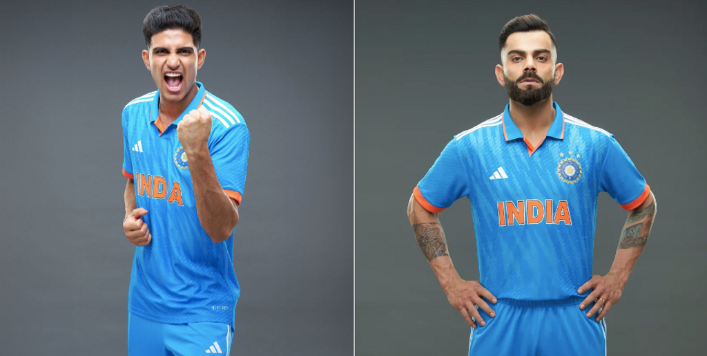 Adidas India ODI jersey