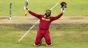 Chris Gayle scored the then highest score in World Cup history against Zimbabwe